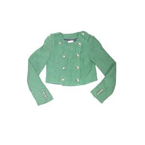 Zara Green Blazer with Button Details